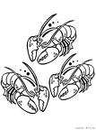 かに、えび、スカンピ
