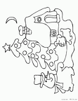 クリスマスの家々